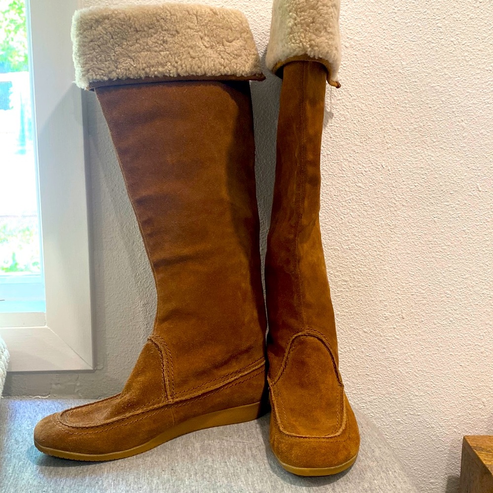 KORS Michael Kors Brown Over the Knee Boots
